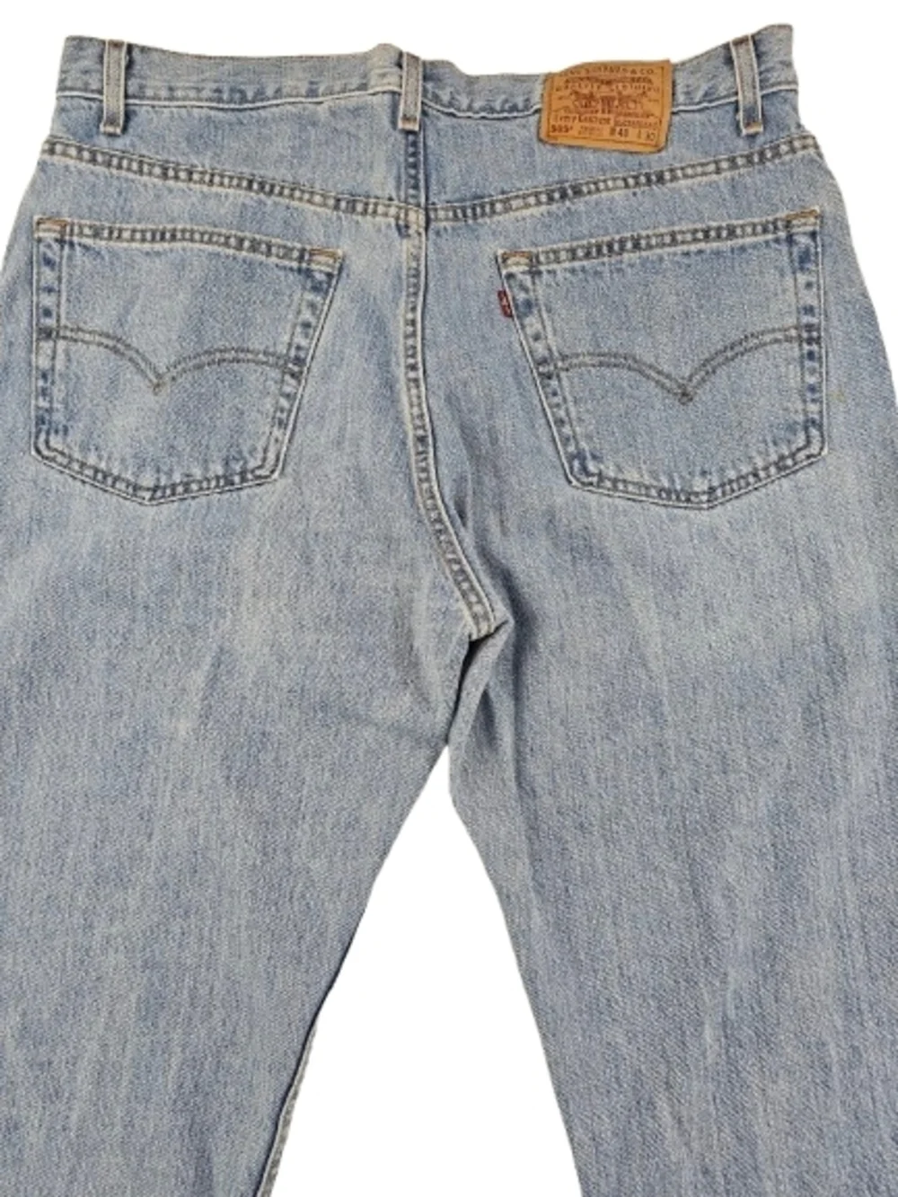 VINTAGE Made In USA Levis 505 Regular Fit Straight Leg Mens 40x30 Jeans 90s‎ Y2K